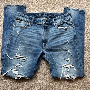 Mens American Eagle Next Level Airflex Distressed Jeans 33x30